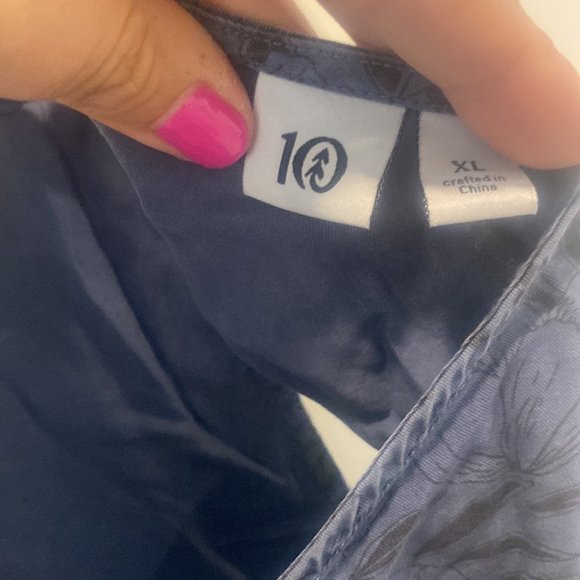 Tentree Blue Relaxed Sleeveless Tank Top - Picture 11 of 11